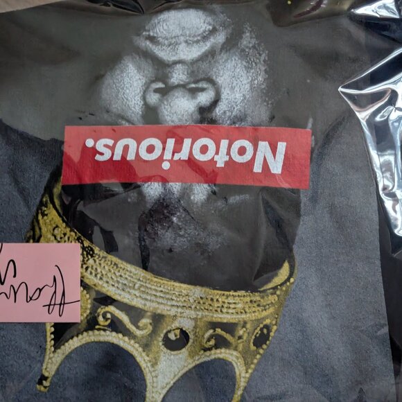 Notorius Big Navy Blue Sweatshirt in Sealed Bag-Discount Shipping - Picture 5 of 7